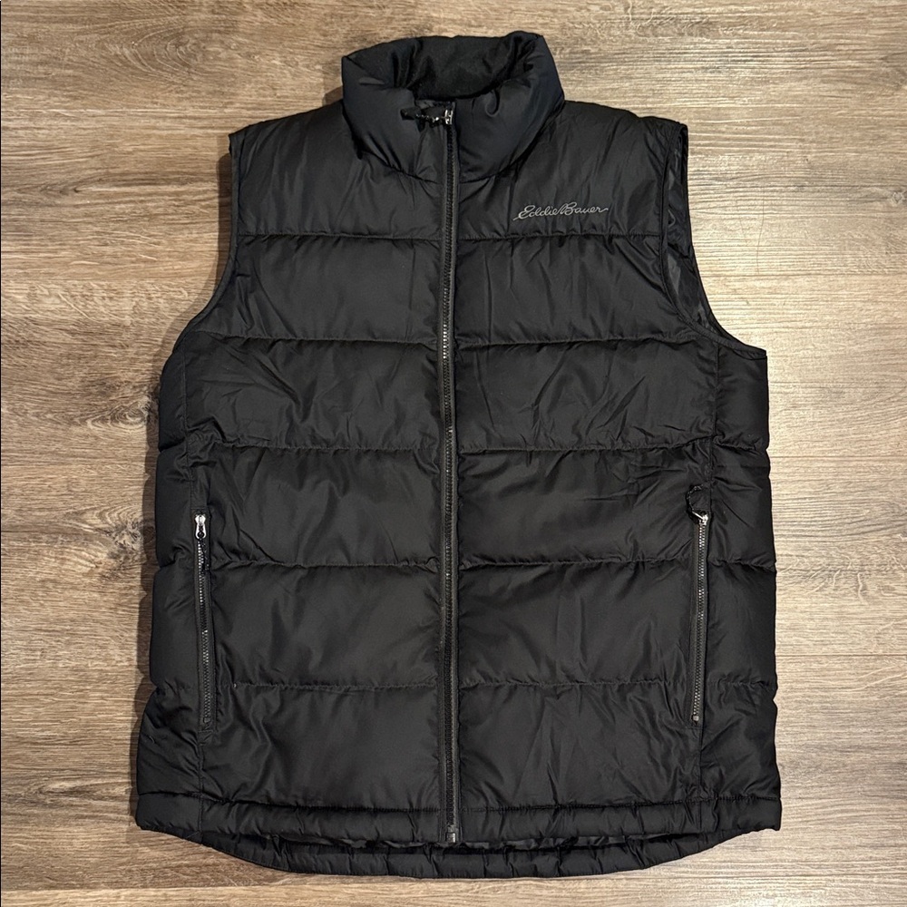 Eddie Bauer Black Puffer Vest